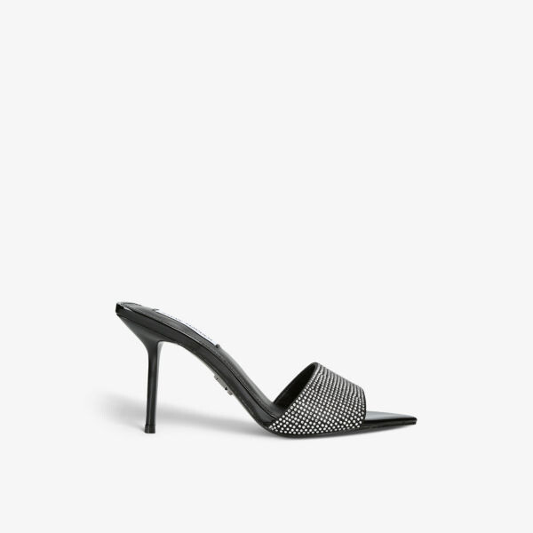 

Мюли Fast Lane на плетеном каблуке с заклепками Steve Madden, черный