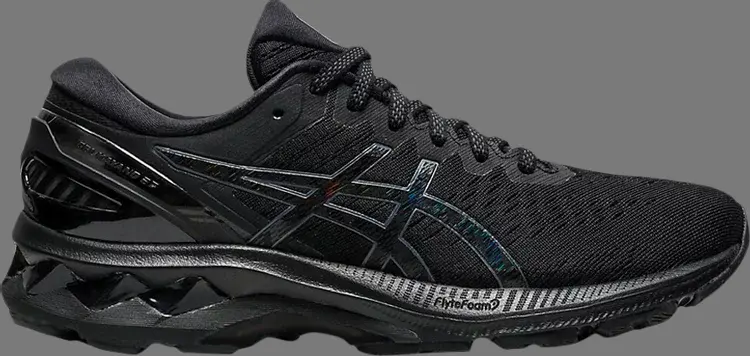 Кроссовки wmns gel kayano 27 'triple black' Asics, черный кроссовки gel kayano 27 4e wide triple black asics черный