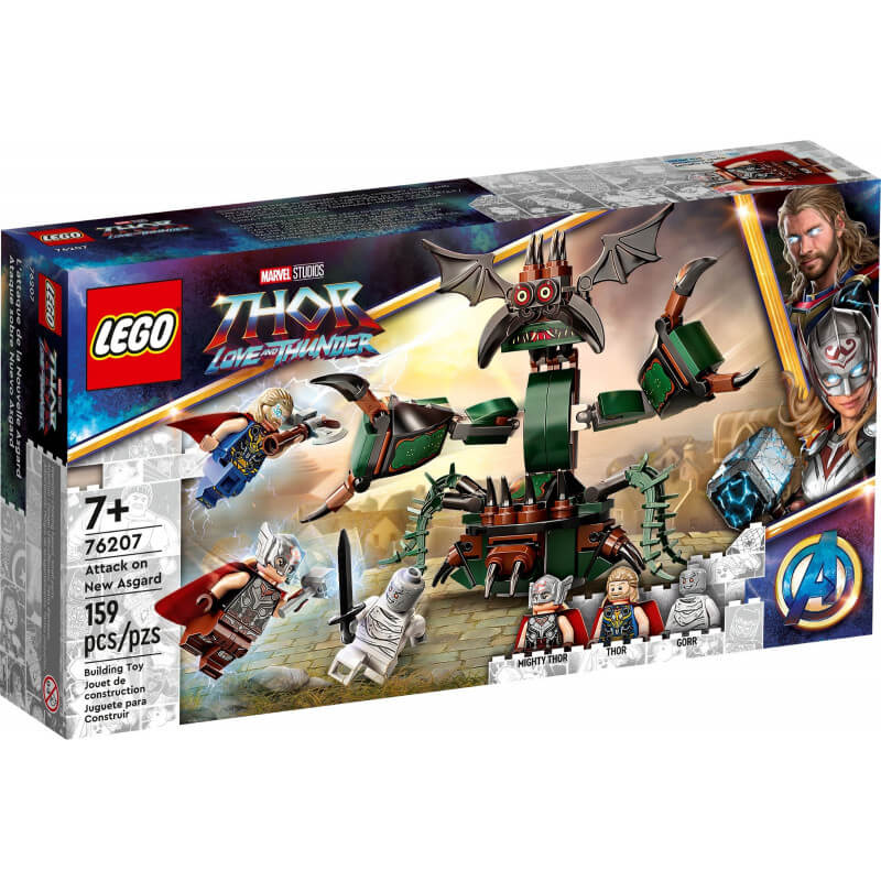 аарон дж шити в гандини в бередо р могучий тор тор воитель Конструктор LEGO Marvel Super Heroes 76207 Нападение на Новый Аскард