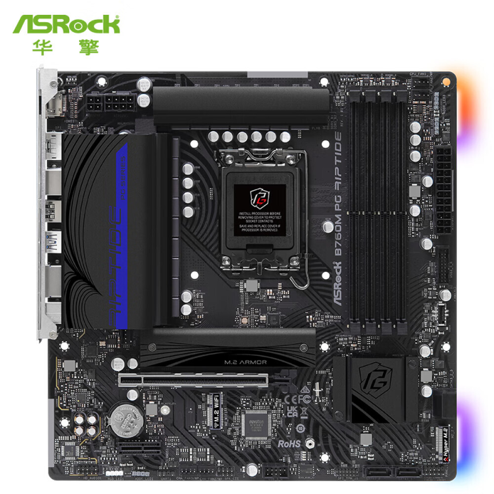 

Материнская плата ASRock B760M PG Riptide, LGA 1700, DDR5