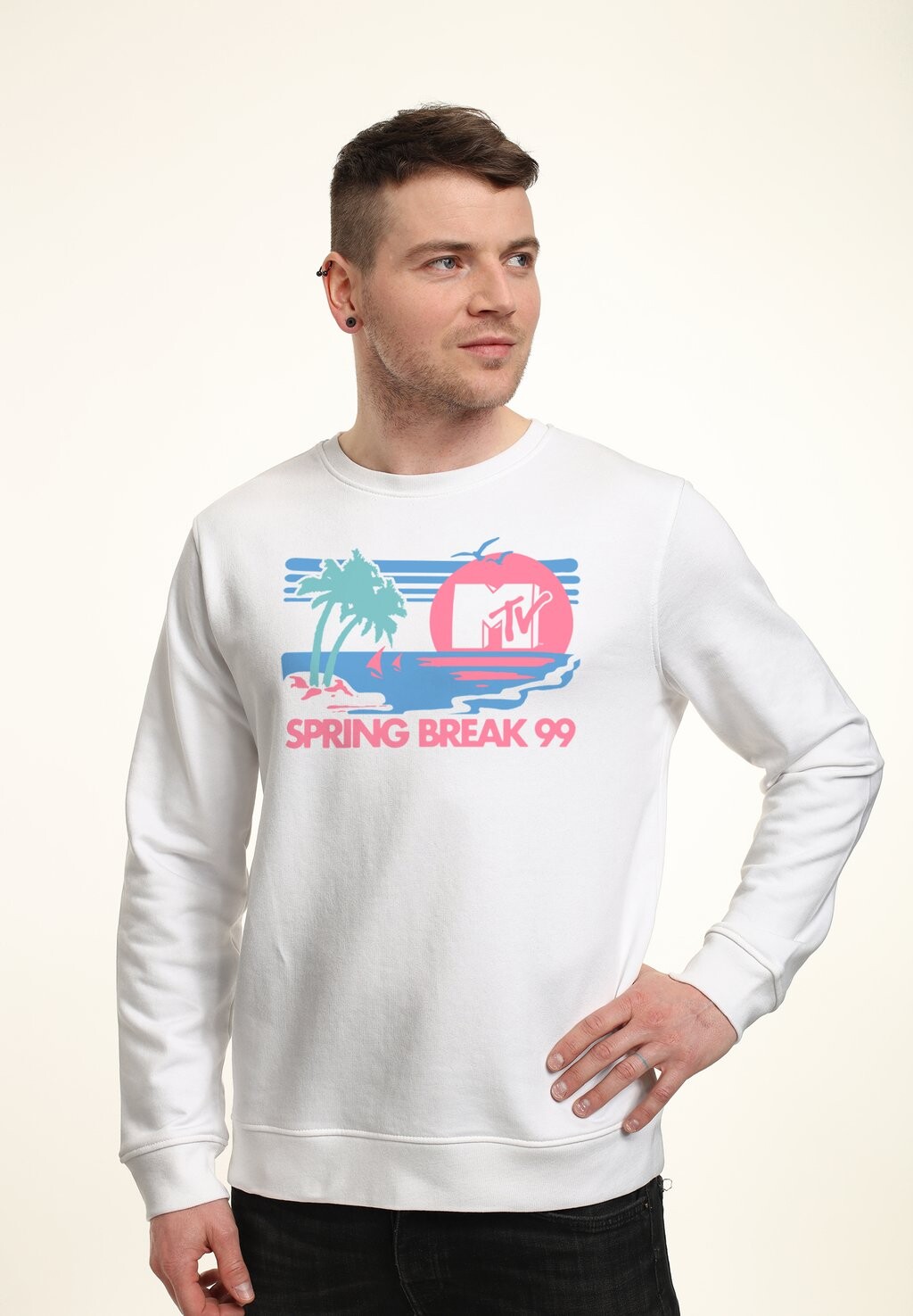 

Толстовка MTV PASTEL BEACH Henry Tiger, белый