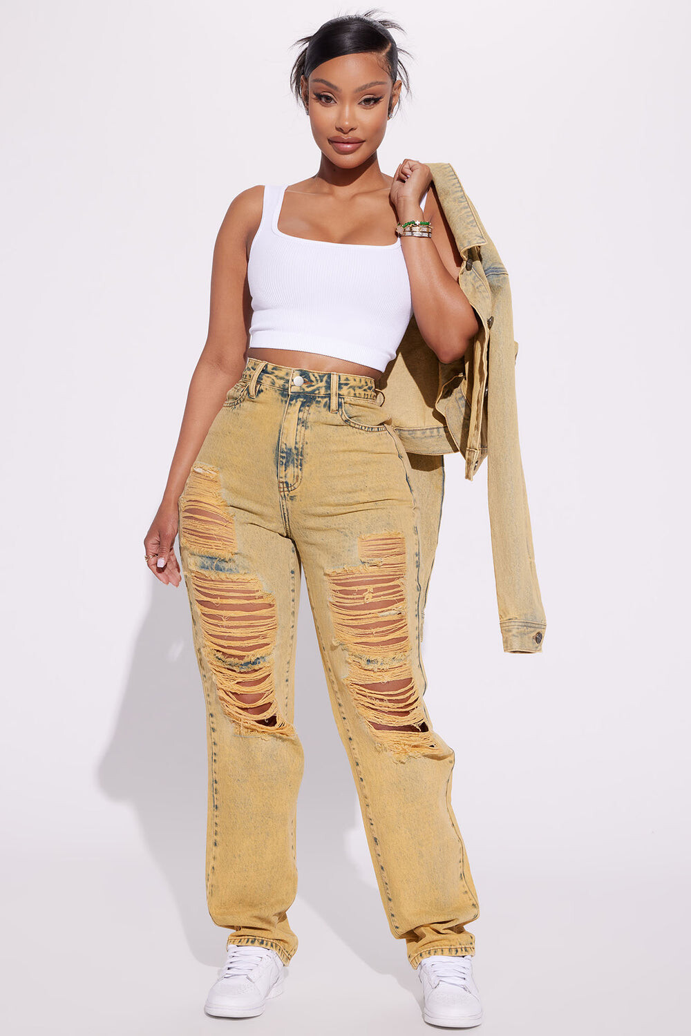 

Джинсы Fashion Nova HLA04, желтый