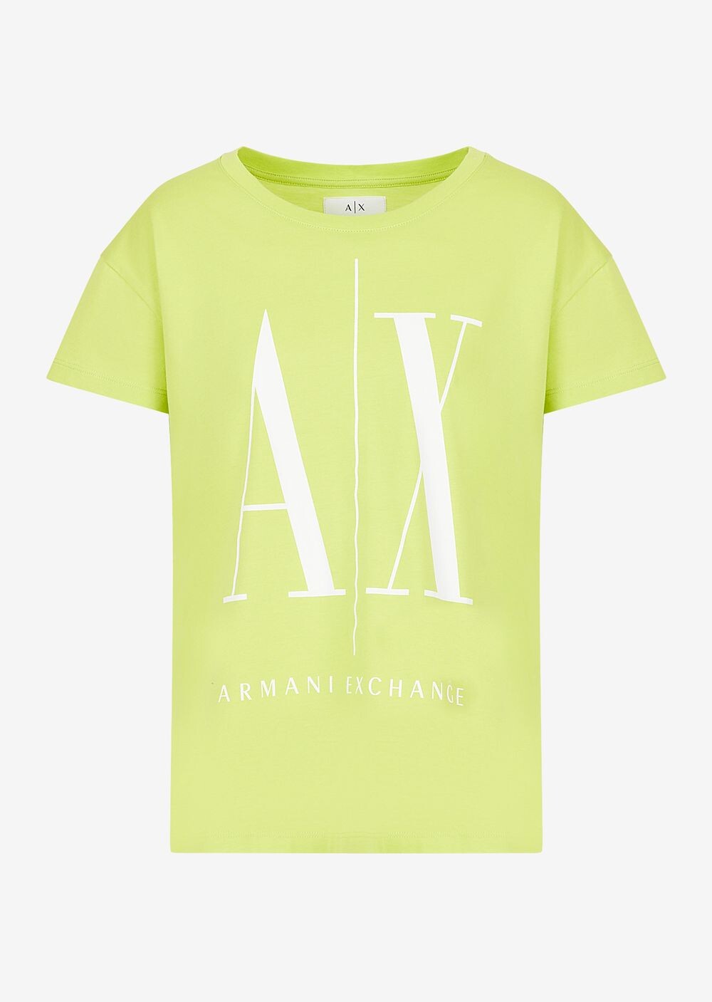 

Футболка Icon с логотипом бойфренда Armani Exchange, зеленый
