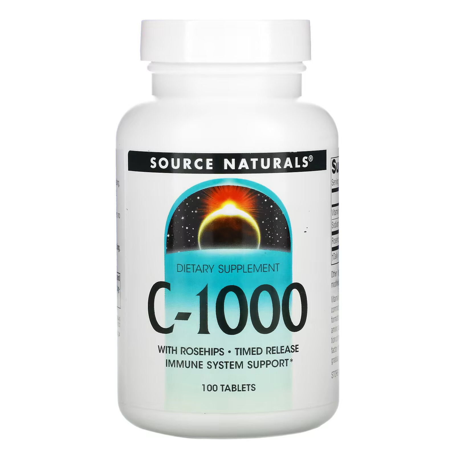 Source Naturals, C-1000, 100 таблеток source naturals c 1000 100 таблеток