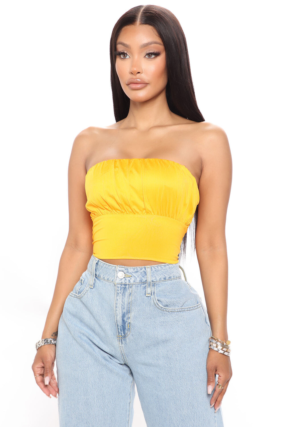

Топ Fashion Nova JU45838, оранжевый