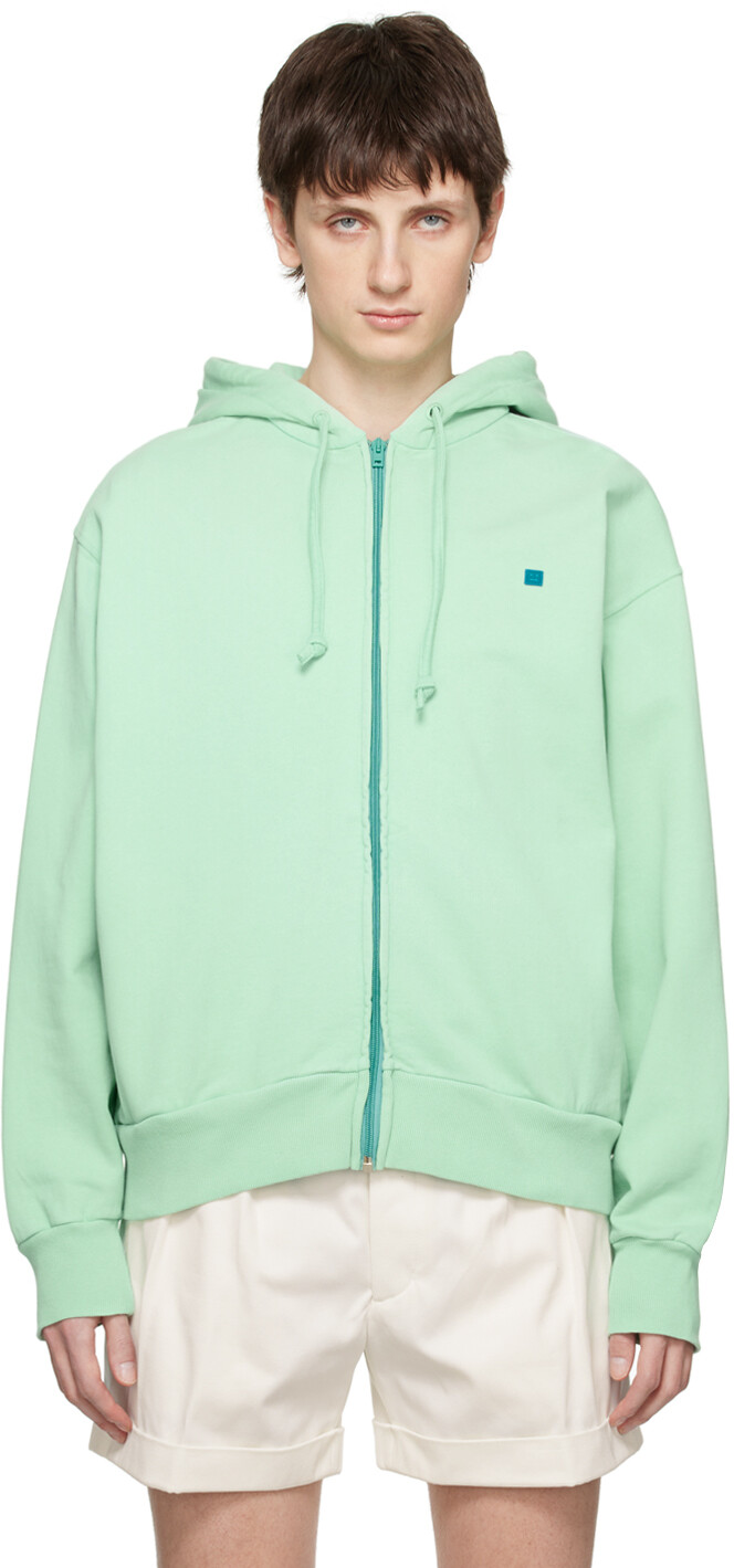 

Зеленый худи на молнии Acne Studios