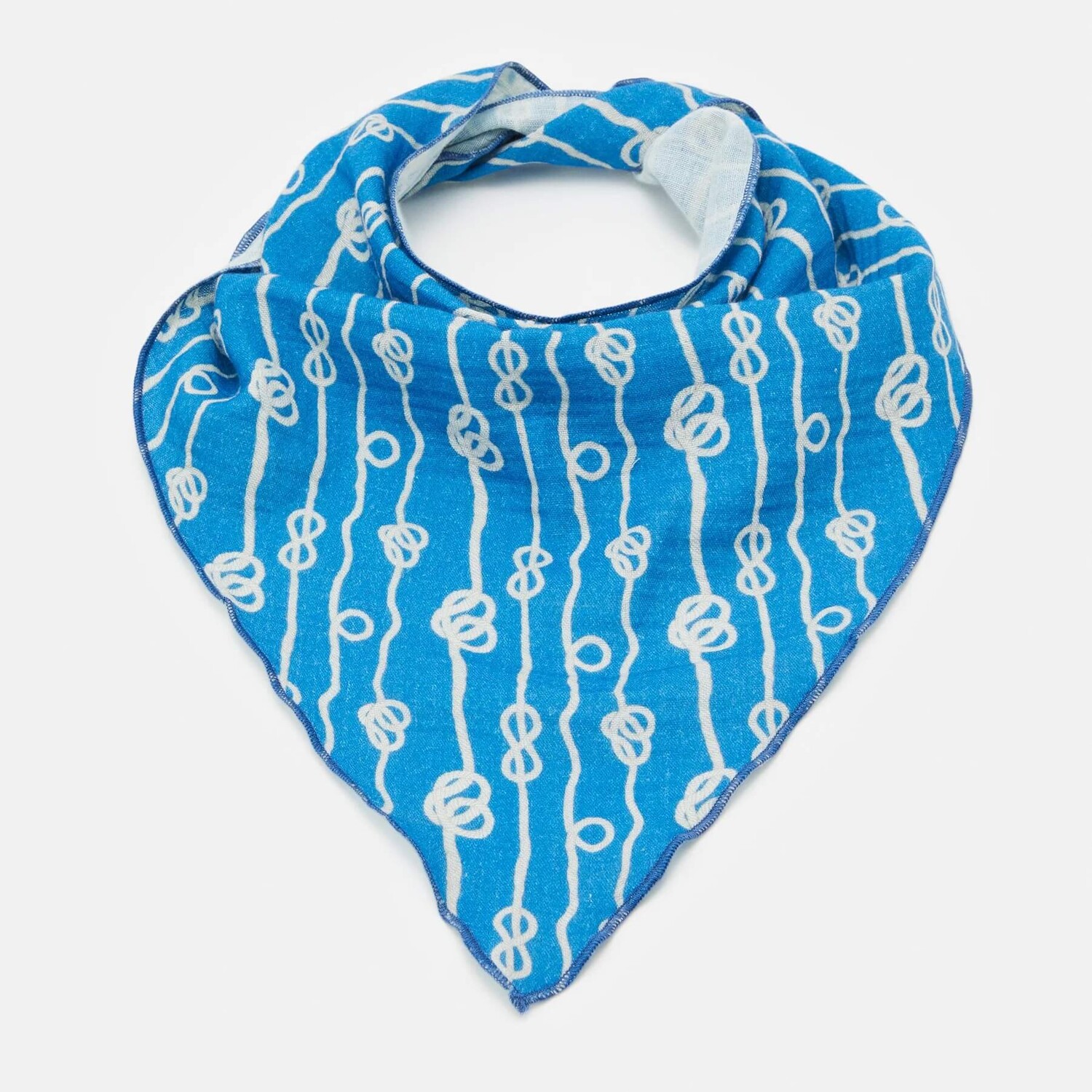 

Платок Walkiddy Unisex, голубой/белый