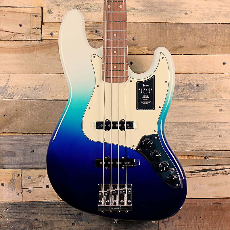 цена Fender Player Plus Jazz Bass (2021, Belair Blue) 0147373330
