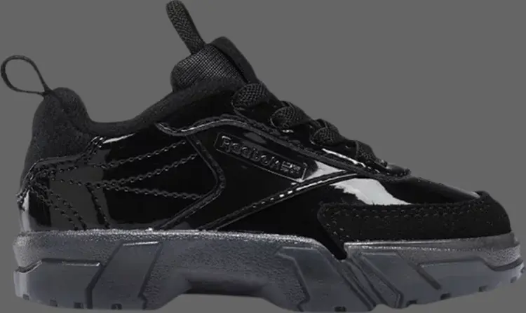 

Кроссовки cardi b x club c slip-on 3 toddler 'core black' Reebok, черный