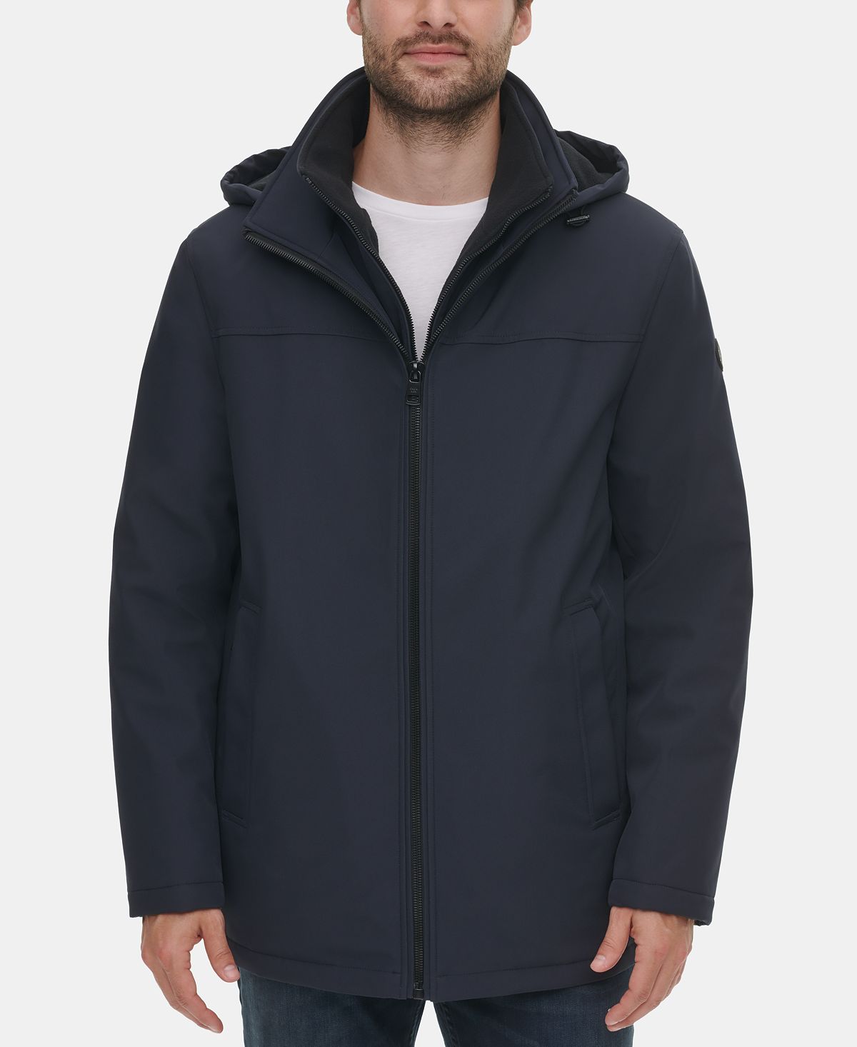 

Мужская куртка infinite stretch с нагрудником на флисовой подкладке Calvin Klein, мульти, Серый