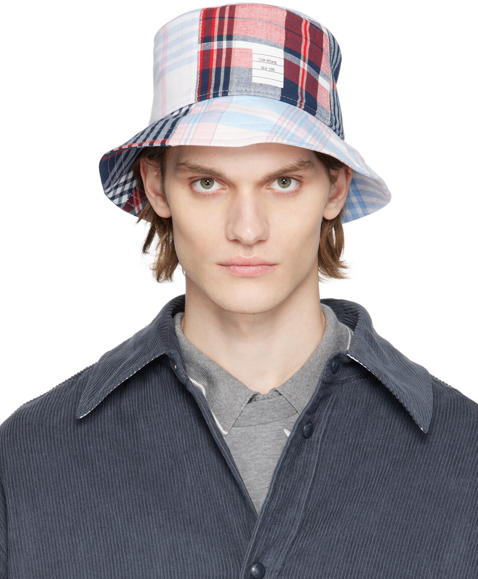 

Разноцветная панама в клетку Thom Browne