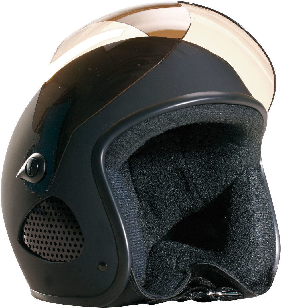 

Реактивный шлем Bores Gensler SRM Slight 1 Finale Glossy с козырьком, черный