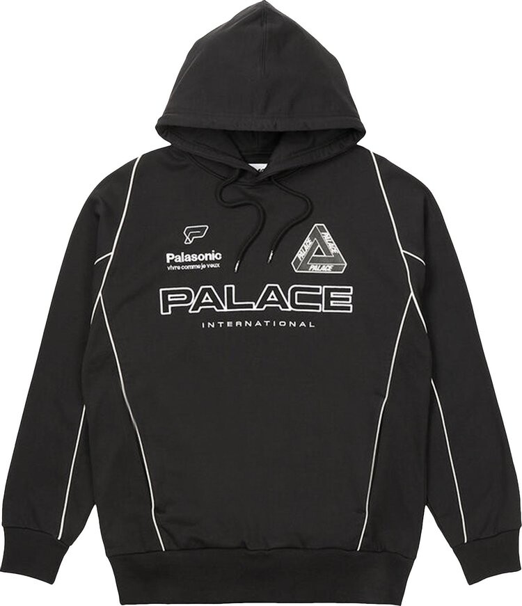 

Толстовка Palace International Hood 'Black', черный