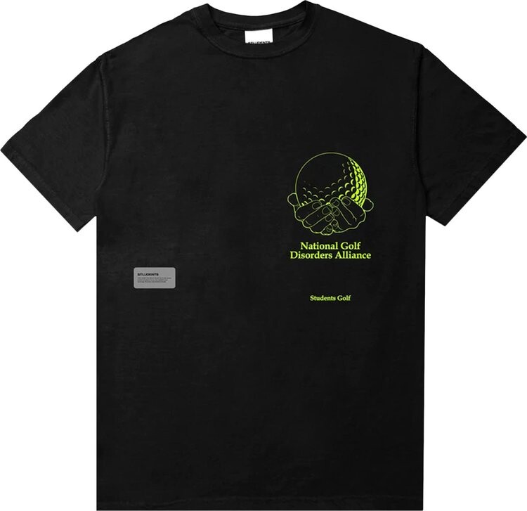 

Футболка Students National Golf Disorders Alliance Tee 'Black', черный