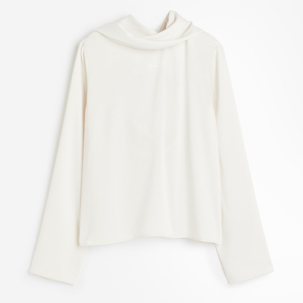

Блузка H&M Low-cut Back, белый