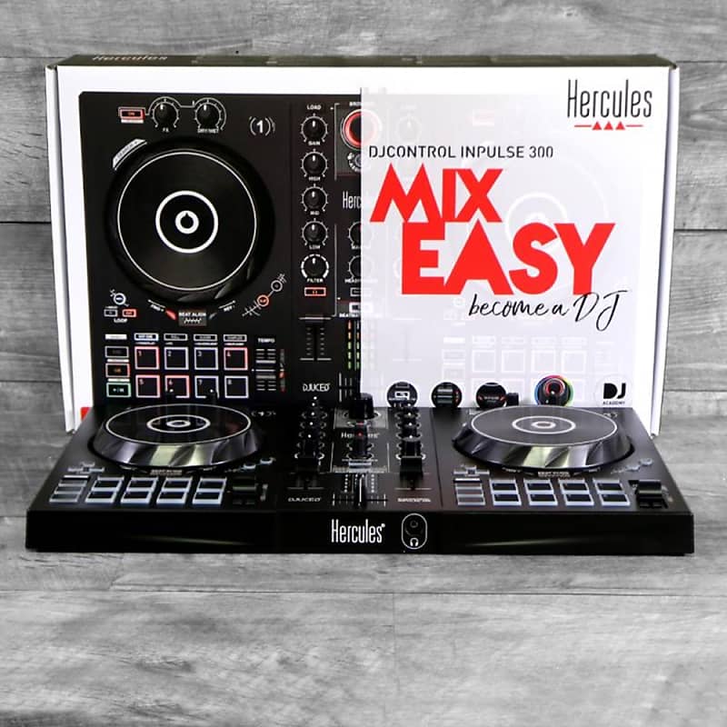 DJ Control Inpulse 300 2-канальный DJ-контроллер Hercules DJ AMS-DJC-INPULSE-300