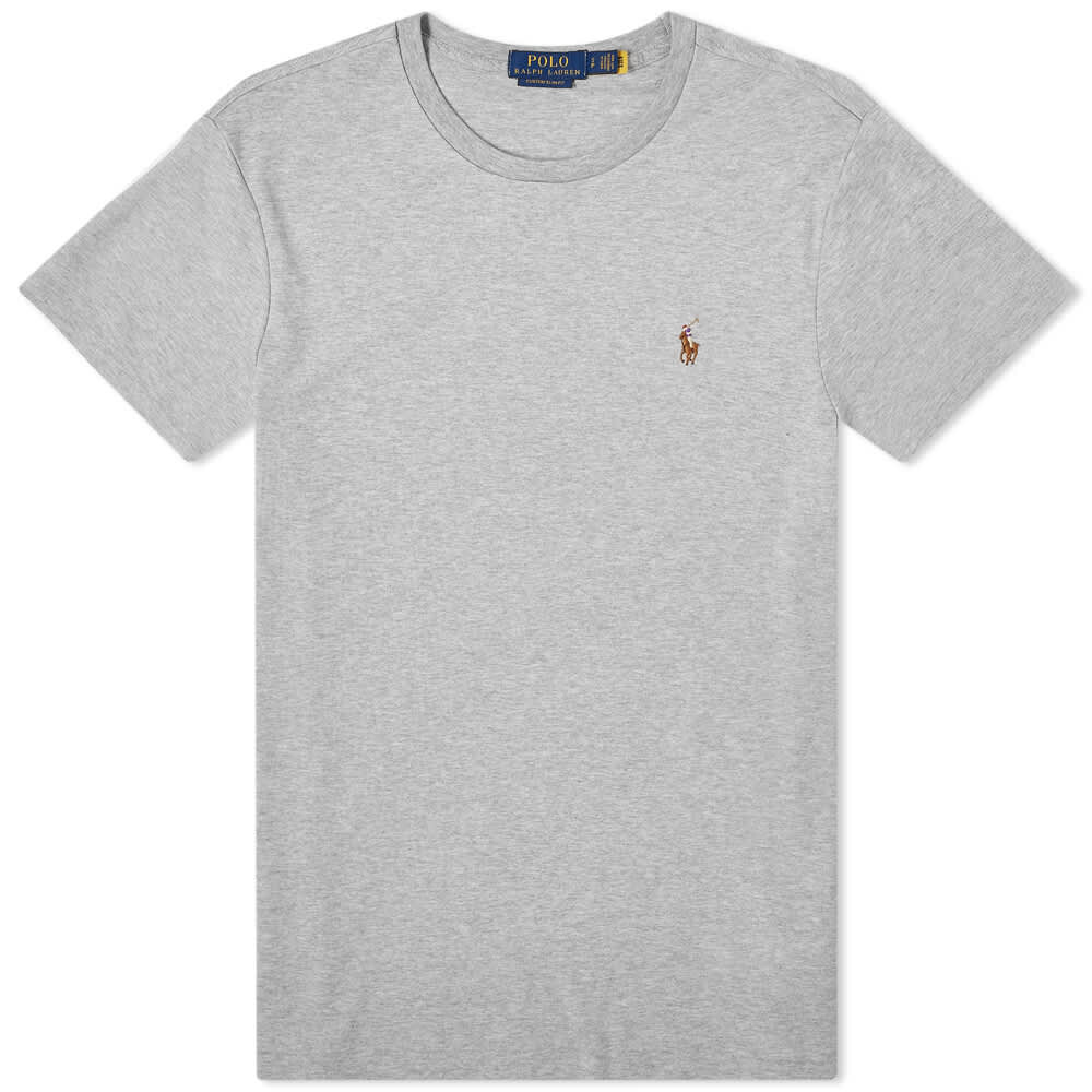

Футболка Polo Ralph Lauren Cotton Custom Tee, Серый, Футболка Polo Ralph Lauren Cotton Custom Tee