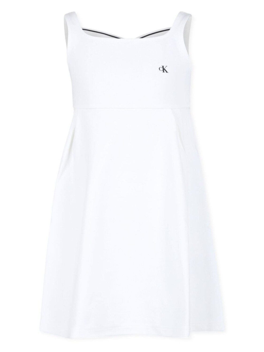 

Платье из джерси Calvin Klein Kids, белый