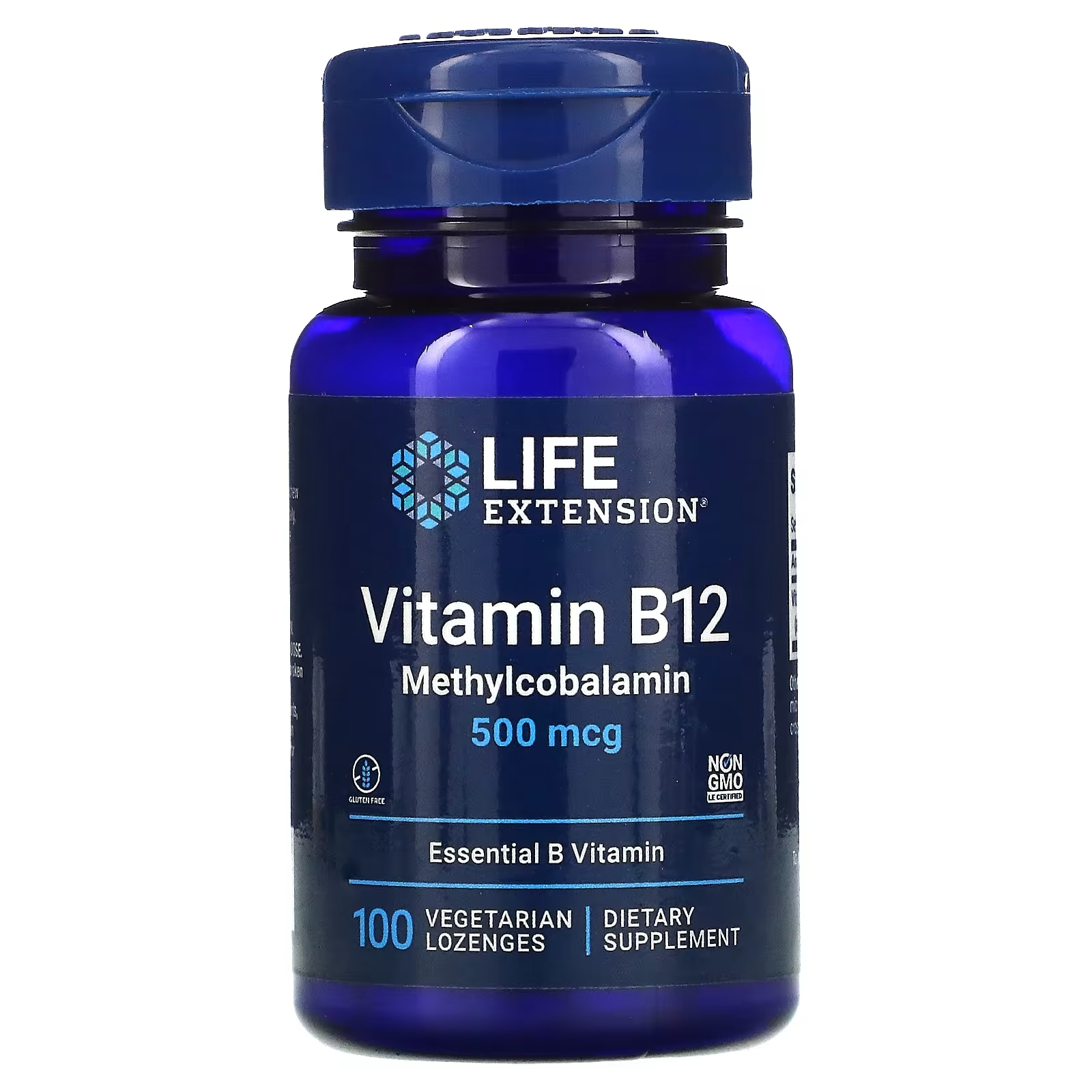 Витамин B12 Life Extension, 100 пастилок витамин b12 now foods 250 пастилок