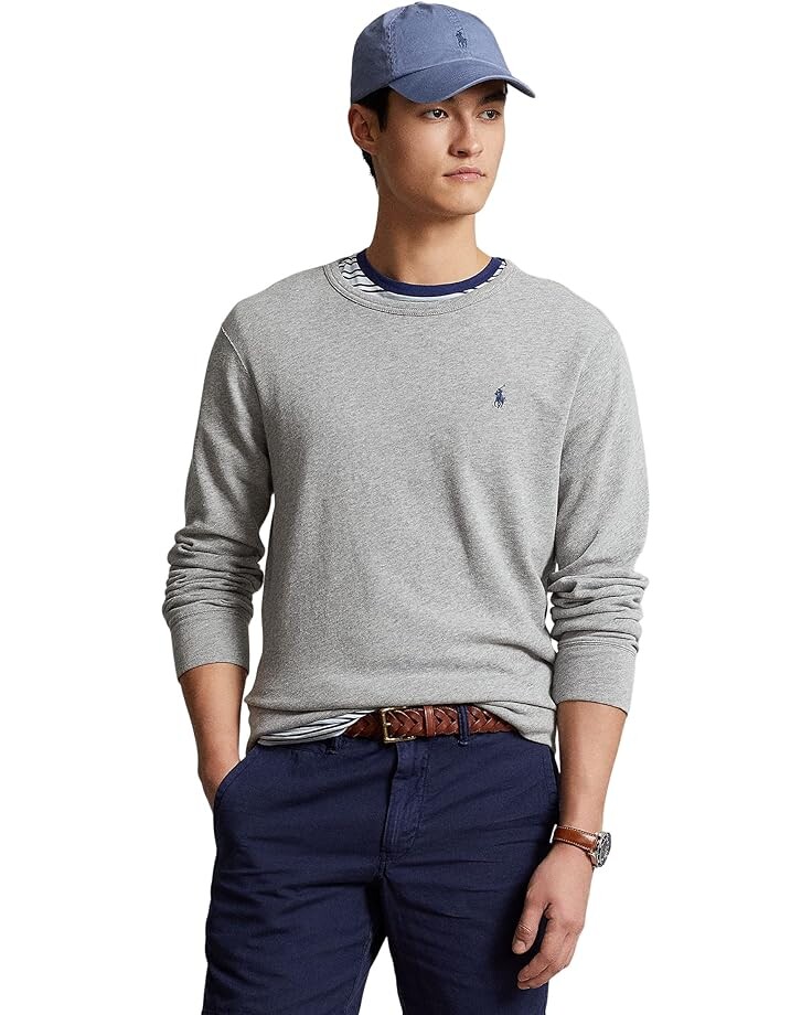 

Толстовка Polo Ralph Lauren Cotton Terry Crew Neck, цвет Andover Heather