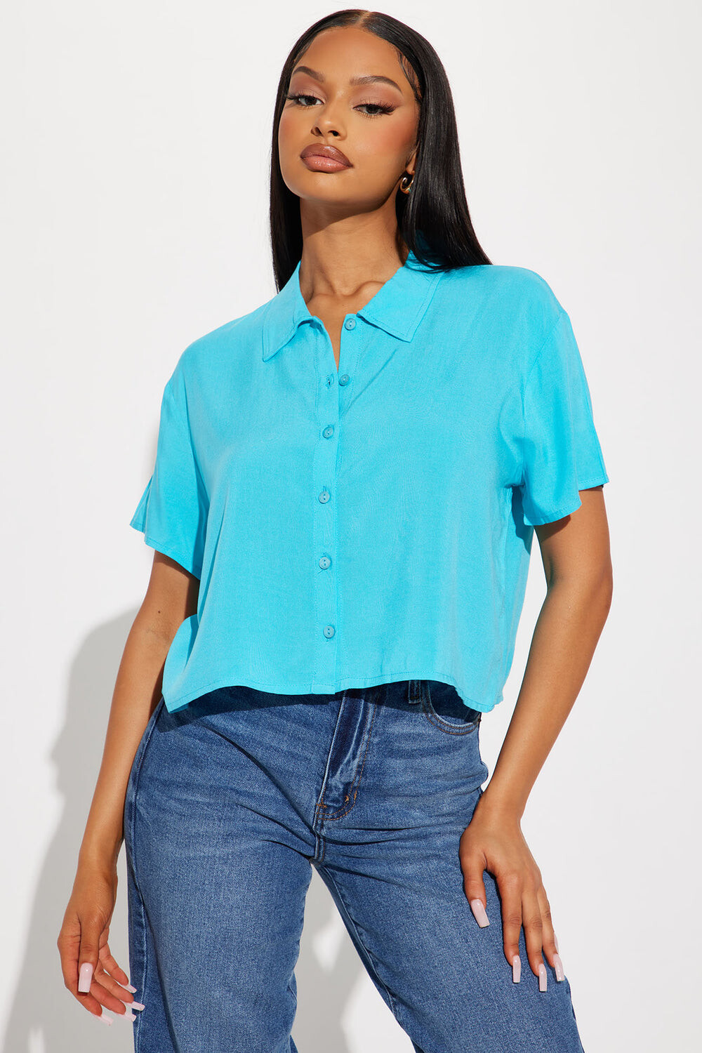 

Рубашка Fashion Nova WT49579, синий