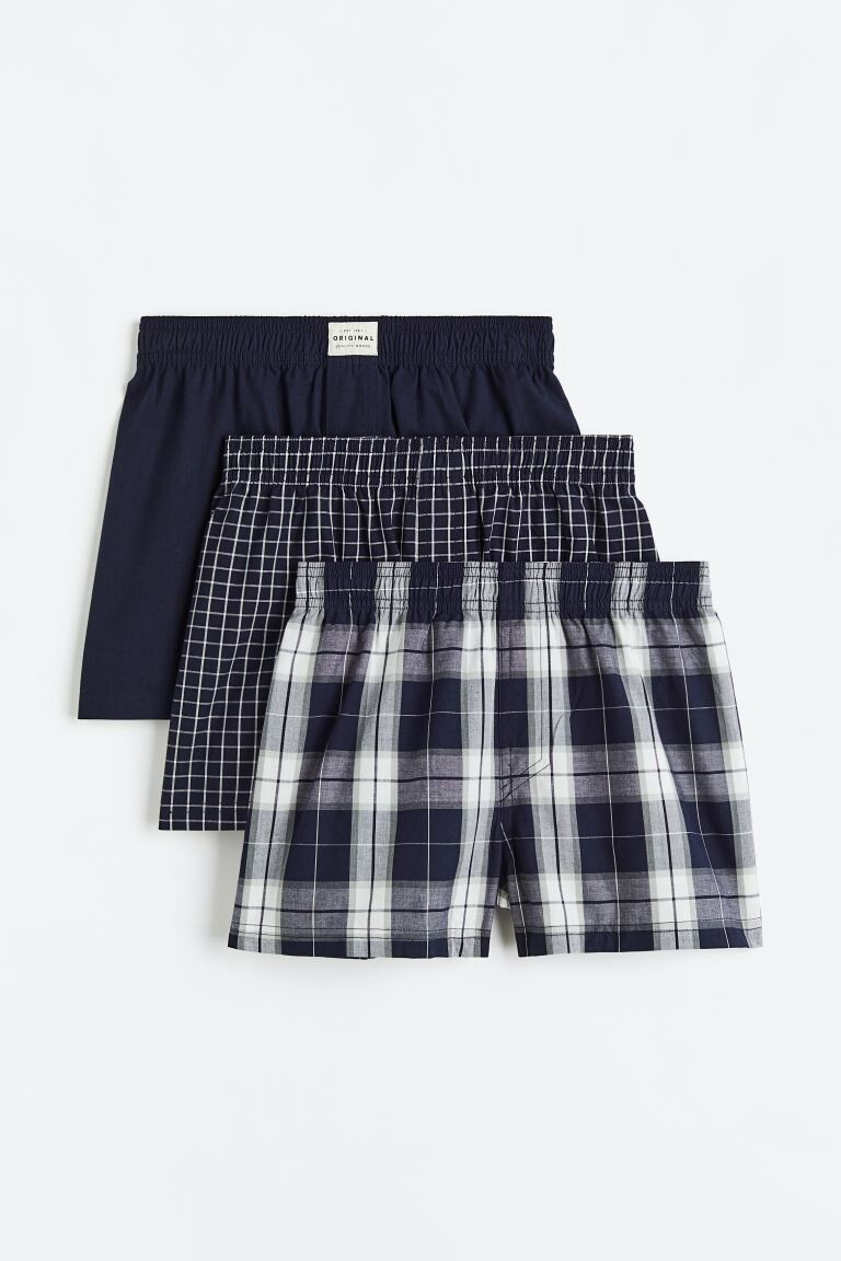 

Комплект из трех трусов-боксеров из хлопчатобумажной ткани H&M