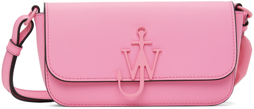 

Розовая сумка Baguette Anchor JW Anderson