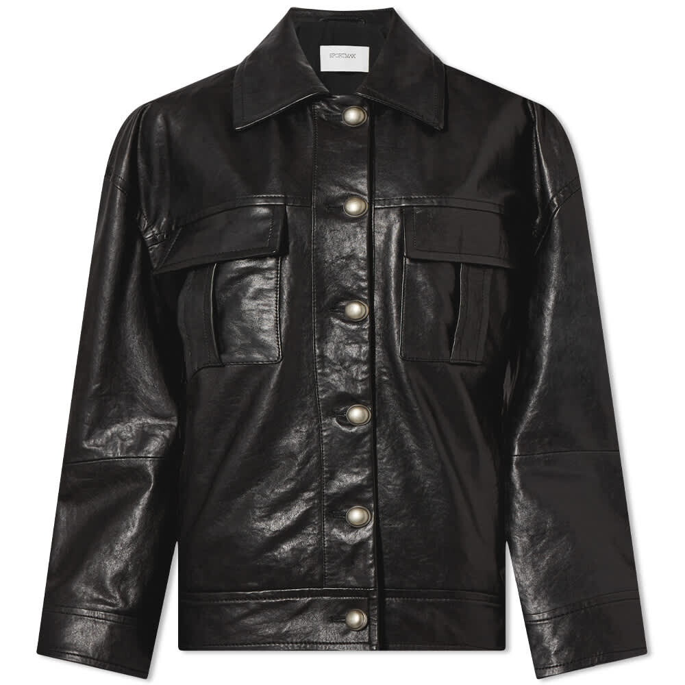 

Рубашка Sportmax Beta Leather Shirt