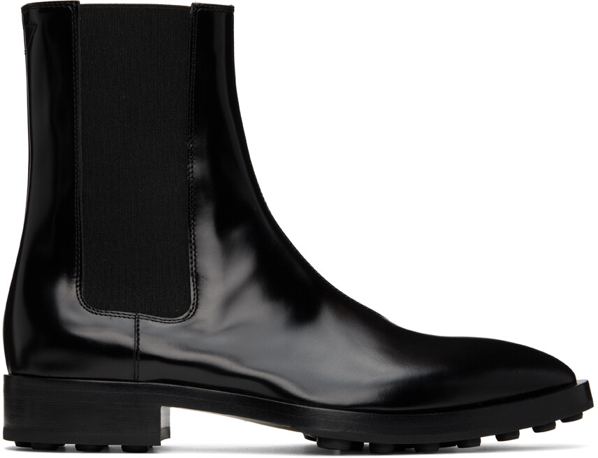 

Черные ботинки челси из телячьей кожи Jil Sander