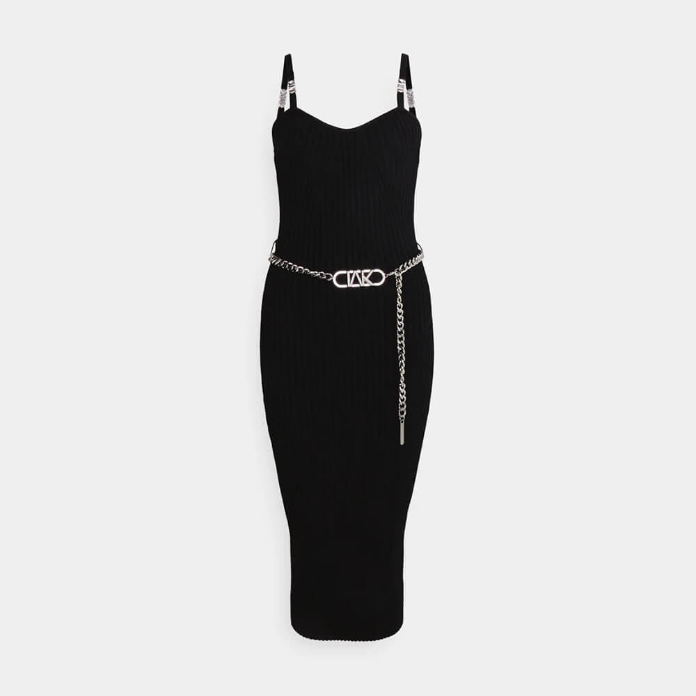 Платье-миди MICHAEL Michael Kors Eco Bustier, черный цена и фото
