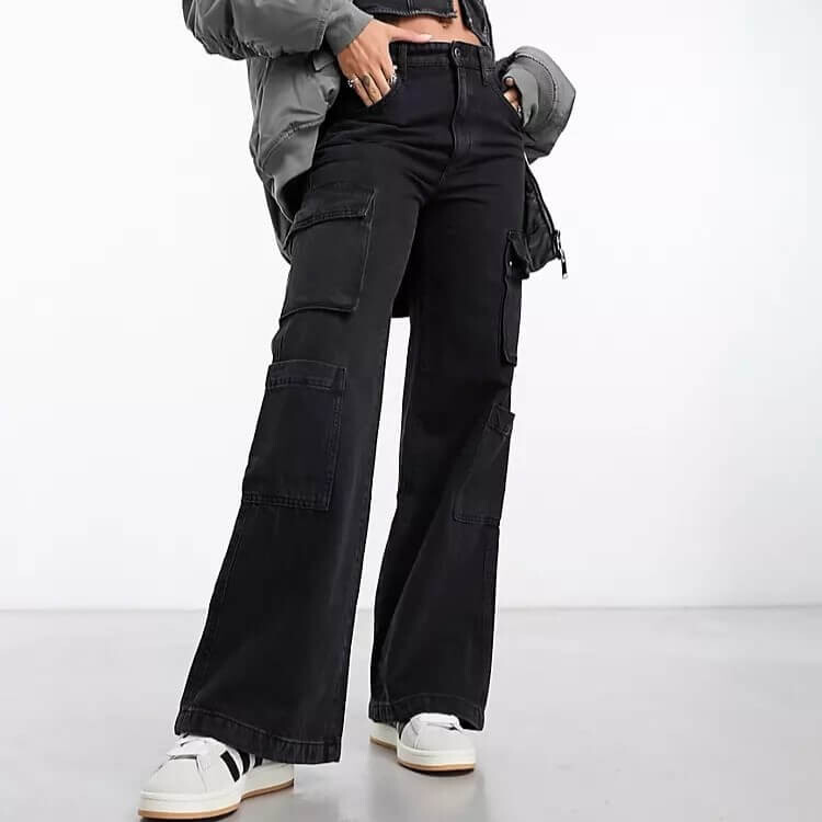 

Джинсы Cotton:On Wide Leg, темно-серый