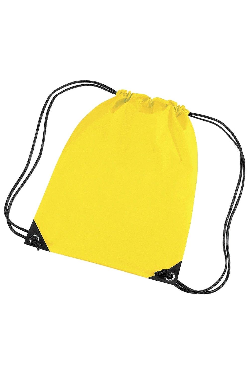 Водонепроницаемая сумка Gymsac премиум-класса (11 литров) Bagbase, желтый