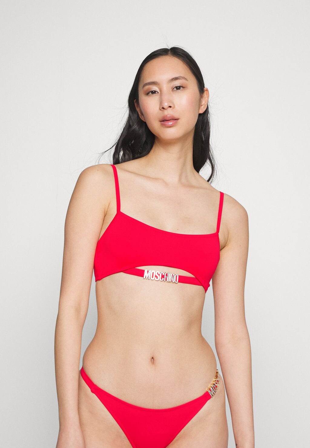 

Верх бикини Moschino, фуксия, Розовый
