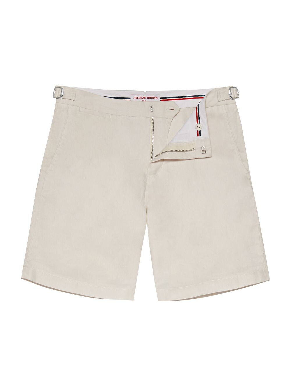 

Льняные шорты Norwich Happy Stripe Orlebar Brown, белый