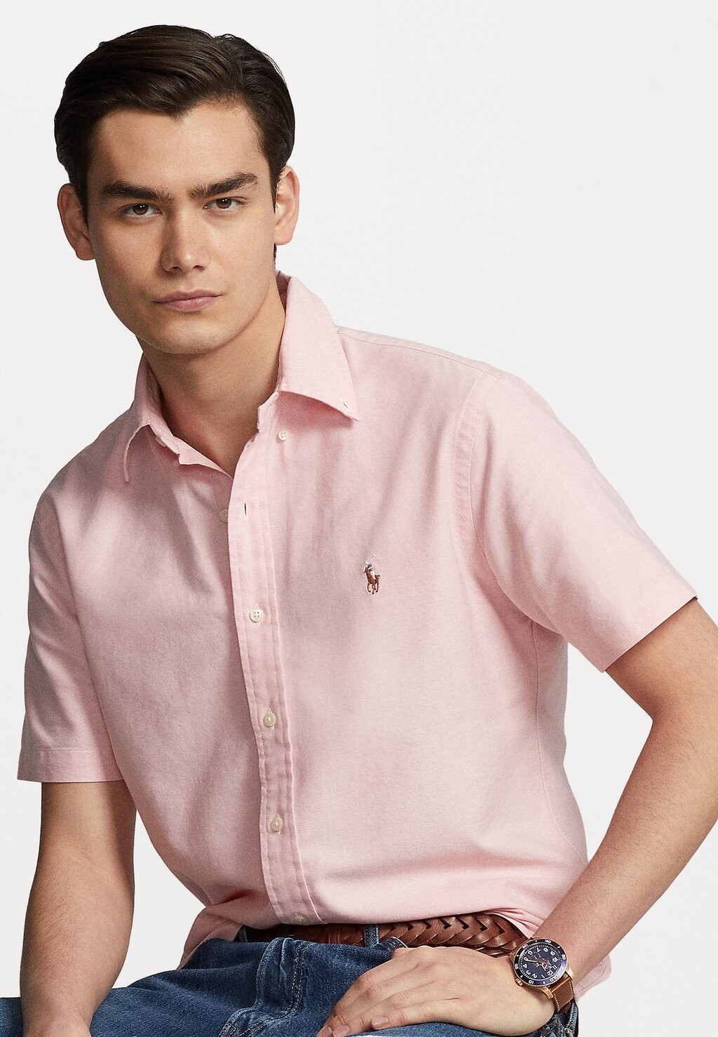 

Рубашка СПОРТИВНАЯ ФУТБОЛКА С КОРОТКИМ РУКАВОМ Polo Ralph Lauren, розовый