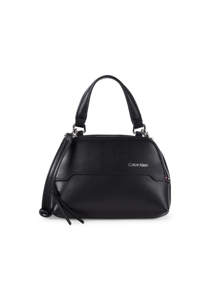 

Сумка Jasper из искусственной кожи с двойной ручкой сверху Calvin Klein, черный