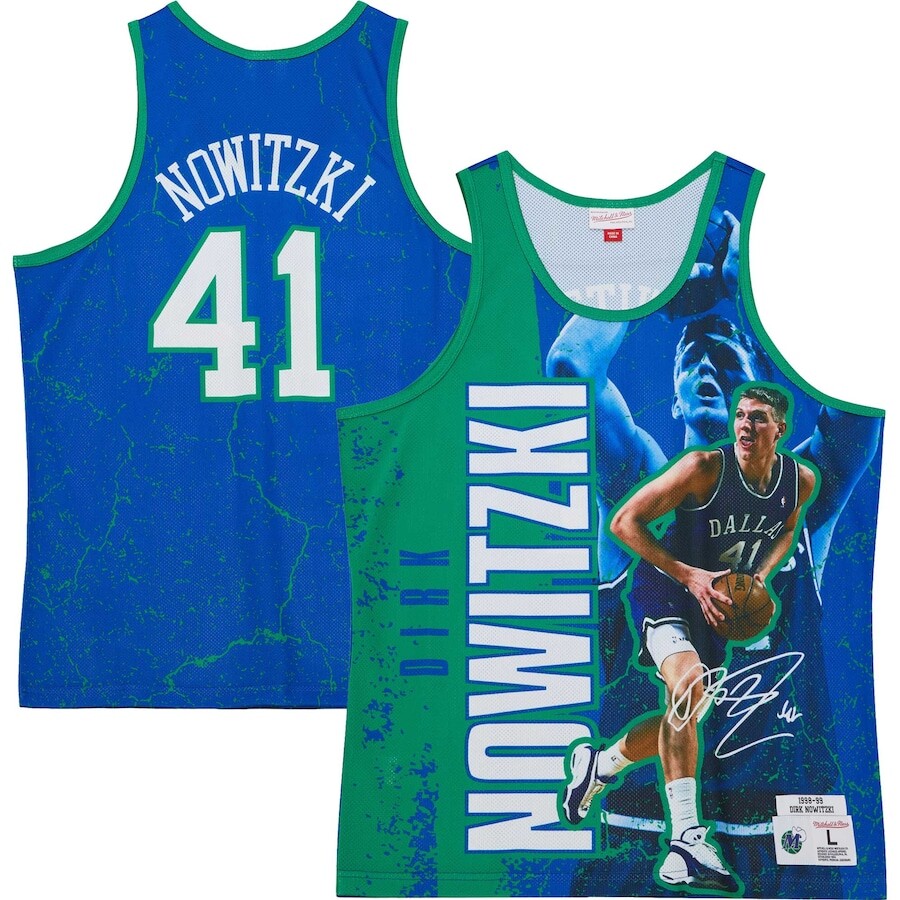 

Майка Mitchell & Ness Dallas Mavericks, синий