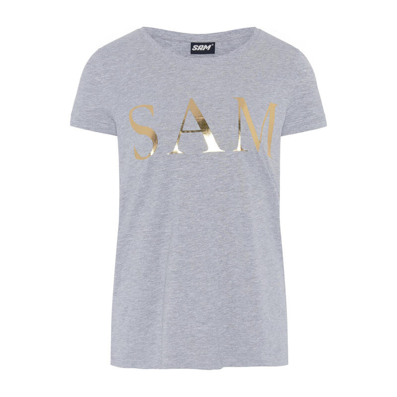 Блестящая футболка с принтом спереди UNCLE SAM, цвет grau футболка с принтом спереди uncle sam цвет weiss