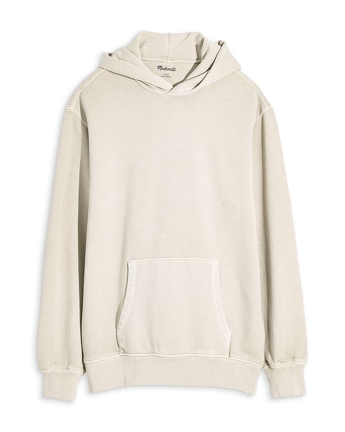 

Madewell Толстовка с капюшоном McCarren средней плотности, слоновая кость/кремовый