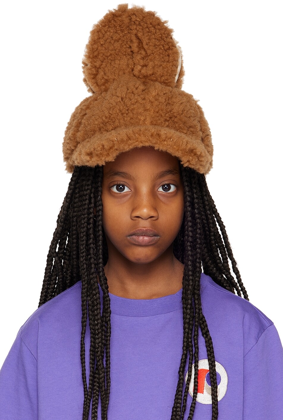 

SSENSE Exclusive Kids Коричневая шапка Tumble Rabbit Jellymallow