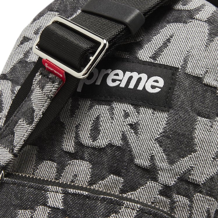 Supreme Fat Tip Jacquard Denim Sling Bag