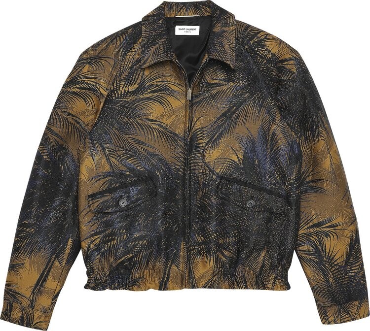 

Куртка Saint Laurent Silk Jacquard Jacket 'Gold', золотой, Желтый
