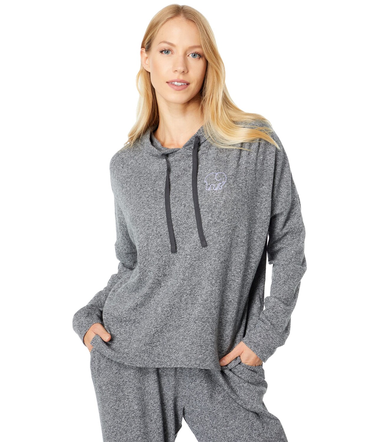 

Худи Ivory Ella, Ombre Heritage Lounge Hoodie, Серый