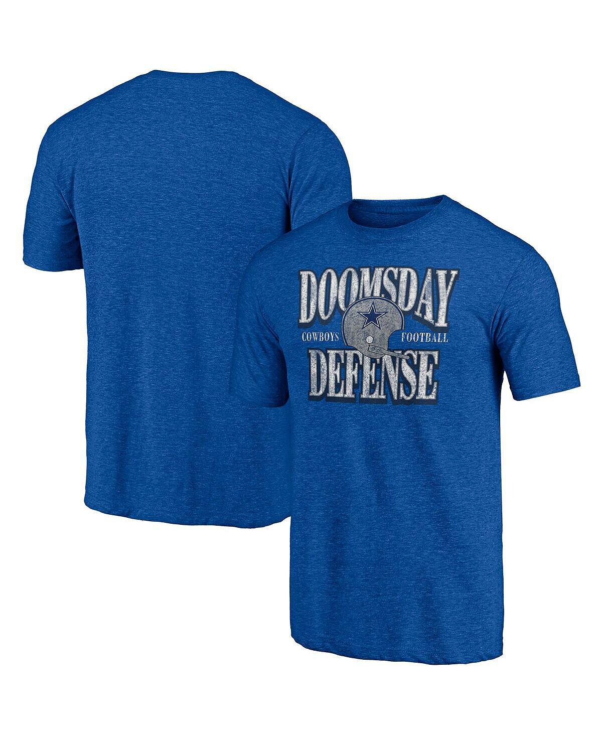 

Мужская футболка royal dallas cowboys hometown из меланжевой ткани doomsday defense Majestic, мульти