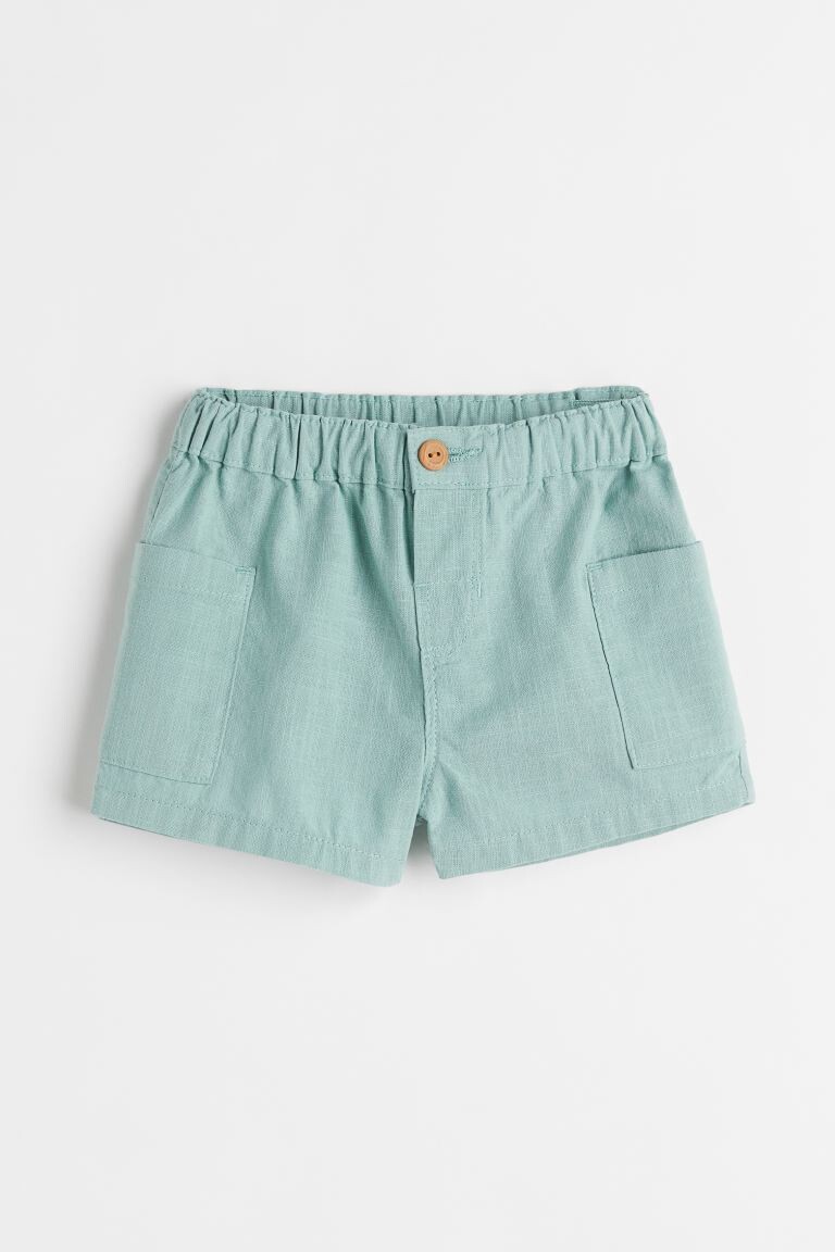 

Шорты с накладными карманами H&M, бирюзовый