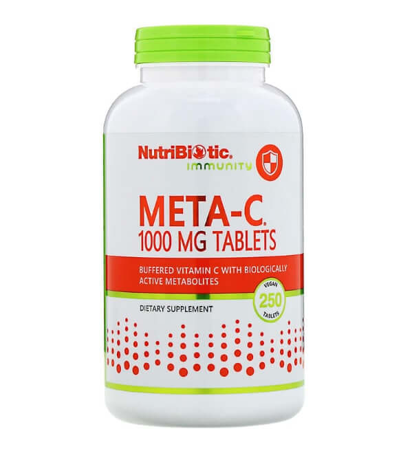 Иммунитет, Meta-C, 1000 мг, 250 веганских таблеток, NutriBiotic defenseplus максимальная сила 90 веганских таблеток nutribiotic