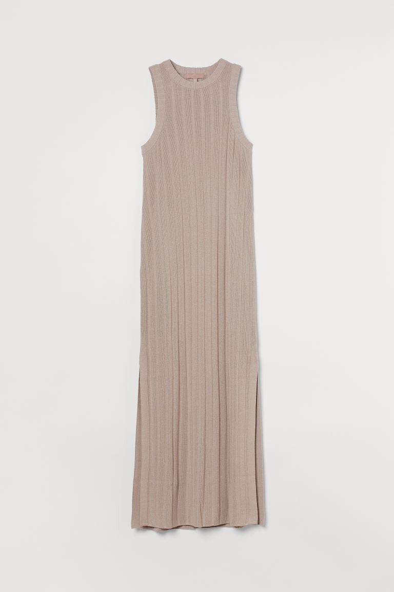 

Длинное трикотажное платье H&M, грейдж