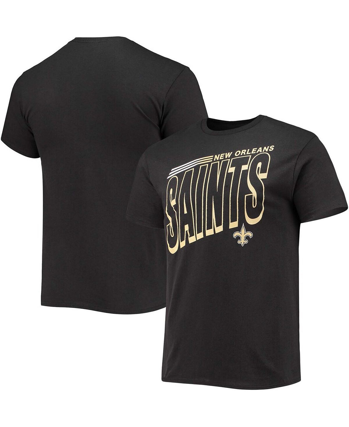 

Мужская черная футболка new orleans saints hail mary Junk Food, черный