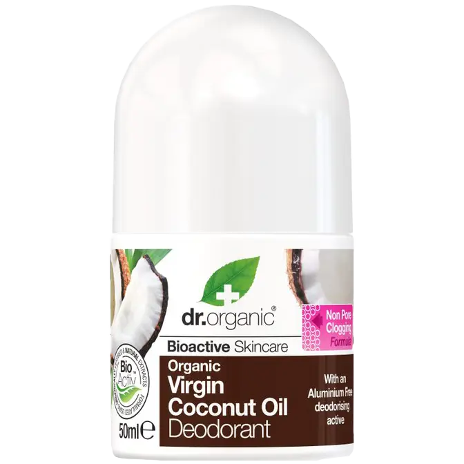 

Dr.Organic шариковый дезодорант с органическим кокосовым маслом, 50 мл