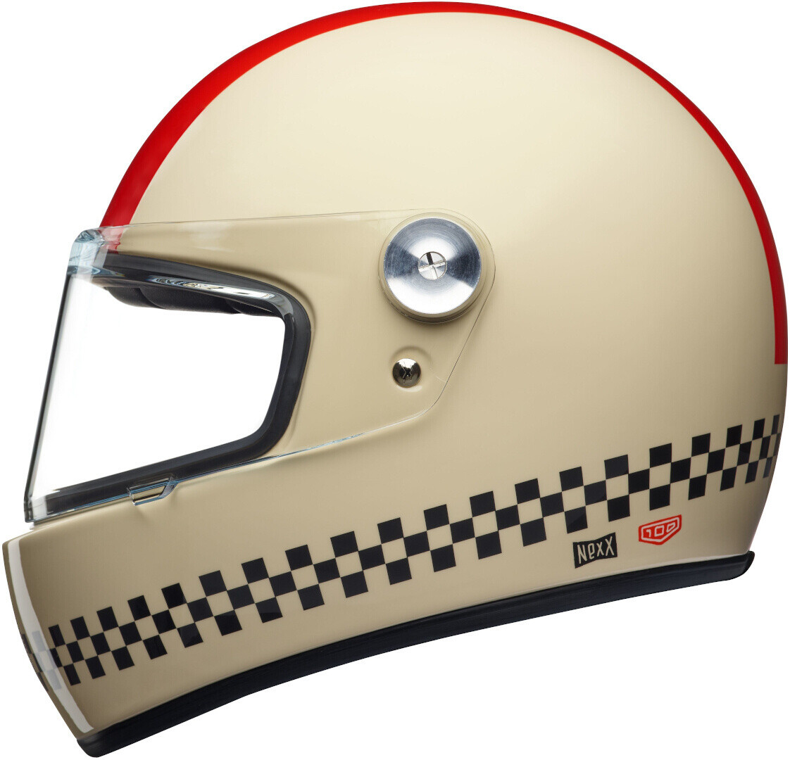 

Nexx X.G100R Finish Line шлем, светло-кремовый